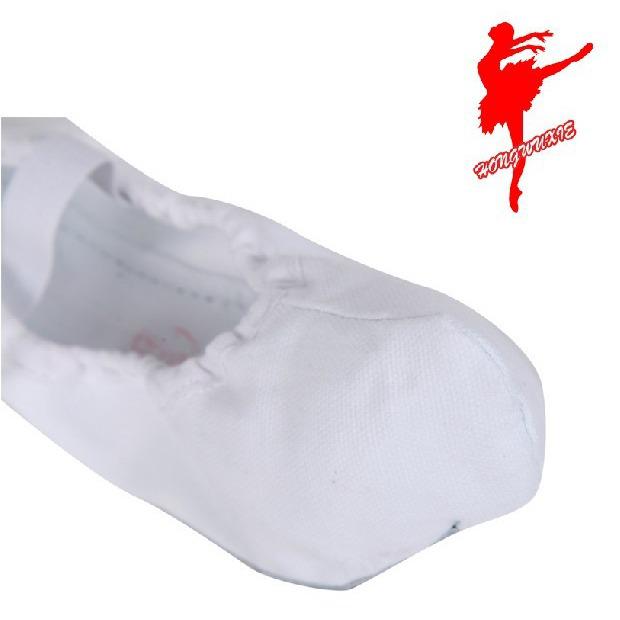 Korean Traditional White Hook Canvas Dance Shoes - Flat Indoor Practice Shoes, Model 10053