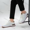 Fashion Men Shoes 2025 Spring Autumn New Fashion Breathable Mesh Non Slip Platform Sneakers Comfortable Round Toe Lace-up Casual Shoes