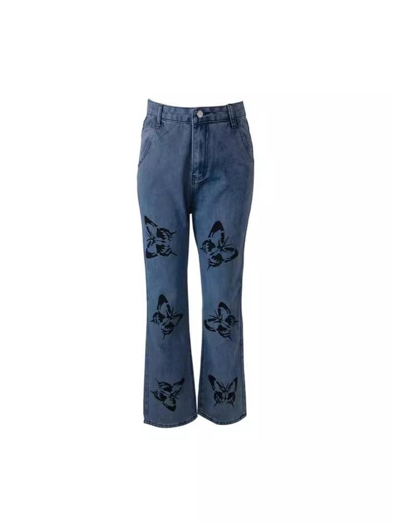 Women's Slim-Fit Printed Jeans