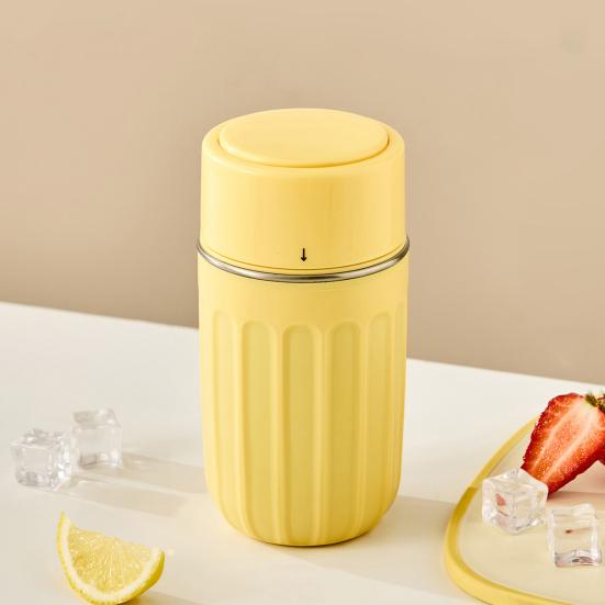 DYS 2-in-1 Ice Cube Bottle, Press To Release, Stainless Steel Bottle Design, Portable Leakproof Maker for Home And Camping