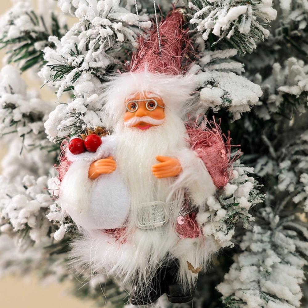 New Year Standing Hooded Santa Claus Creative Christmas Decorations New Christmas Gifts Pendant