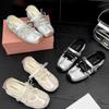 Fashion New Style Sports Flat Shoes Mary Jane 2025 Summer Designer Magic Tape Slip On Ballet Shoes Fashion Lightweight Women Shoes
