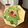1PC Christmas tree bear Umbrella-8-Rib Reinforced, Automatic Open, Lightweight & Durable, Cute Fashion Accessory for Outdoor-T344