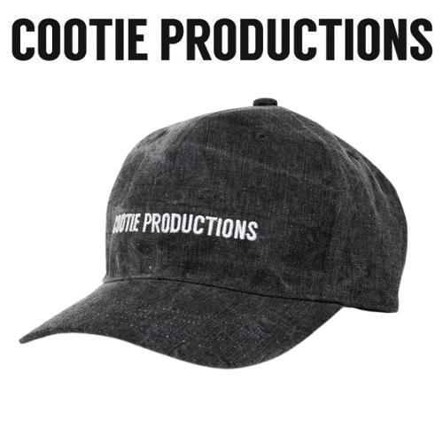 

[USED] Good condition 2024 Spring/Summer COOTIE pigmented 6-panel cap in black.