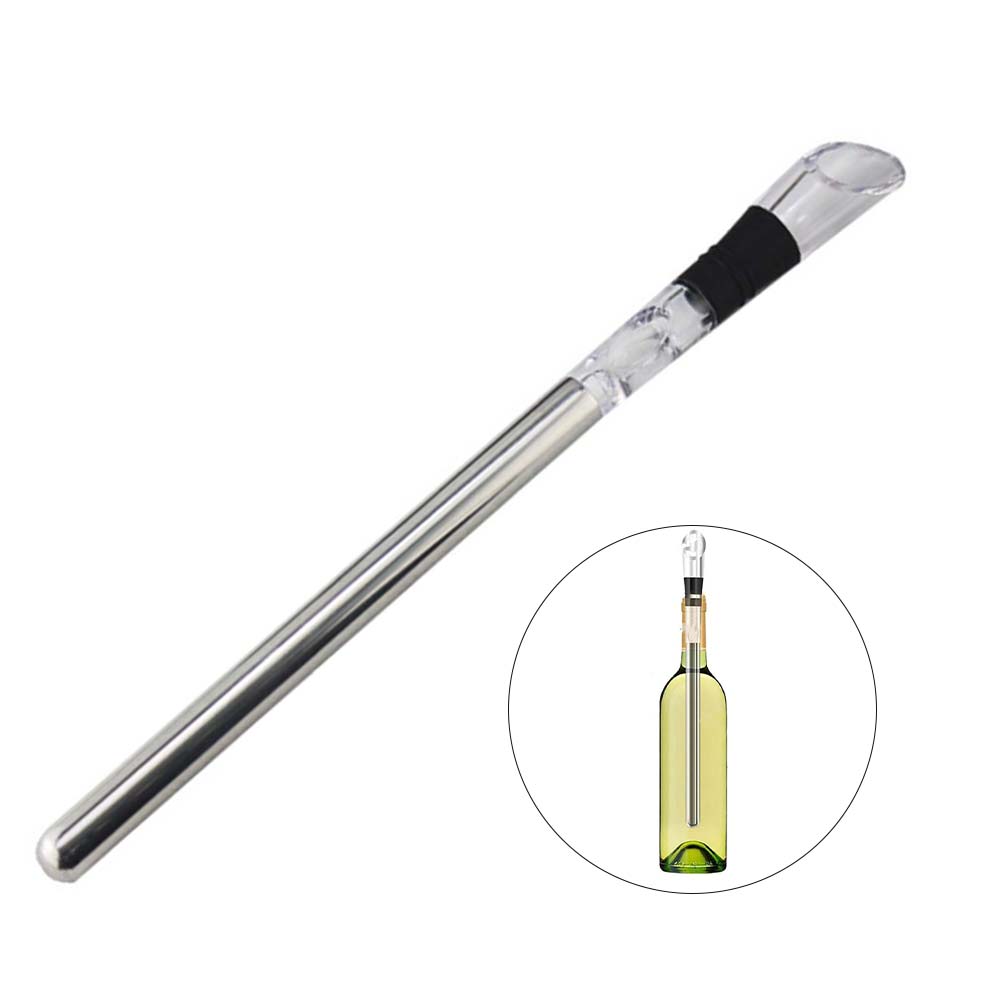 Aerator Pourer Vinflaska Chiller Stick Ice Cooling