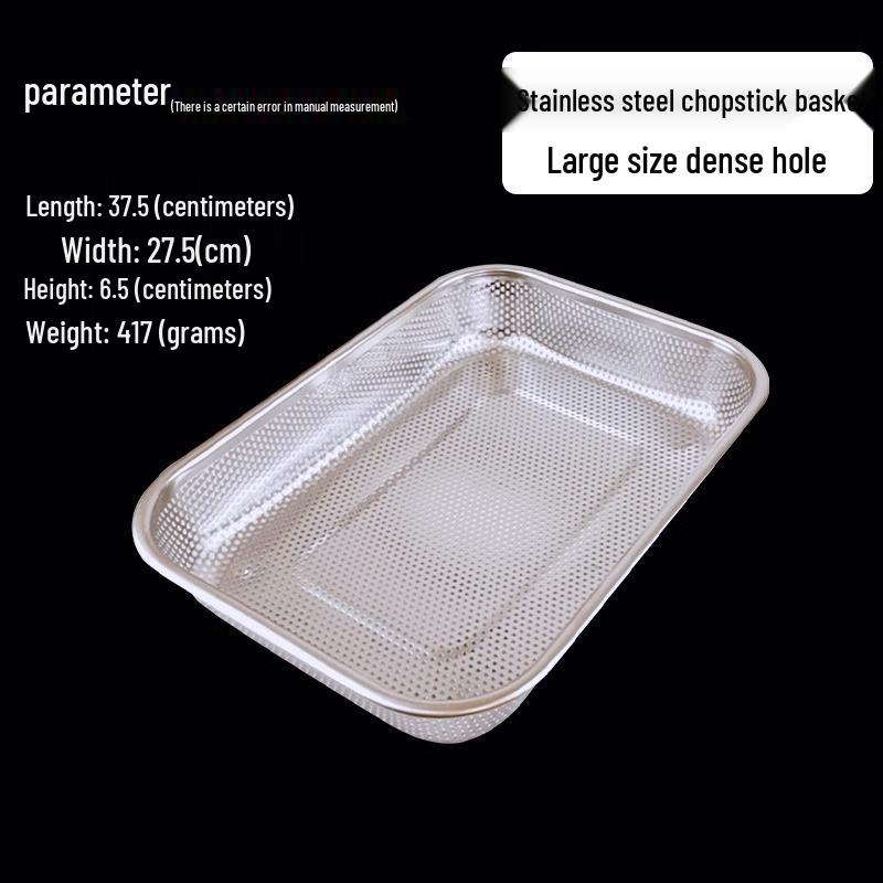 Stainless Steel Disinfecting Cutlery Holder with Drainage - Holds Chopsticks, Forks, and Knives