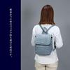 Shoulder Mini Soft Navy Denim-style Bag, 2-way Backpack, Size, Cute, Blue, A0021-1