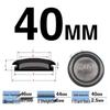 Waterproof Rubber Seal for Cable Outlets – Single-Sided Protection Ring, Hole Plug, and Cover for Electrical Cabinets