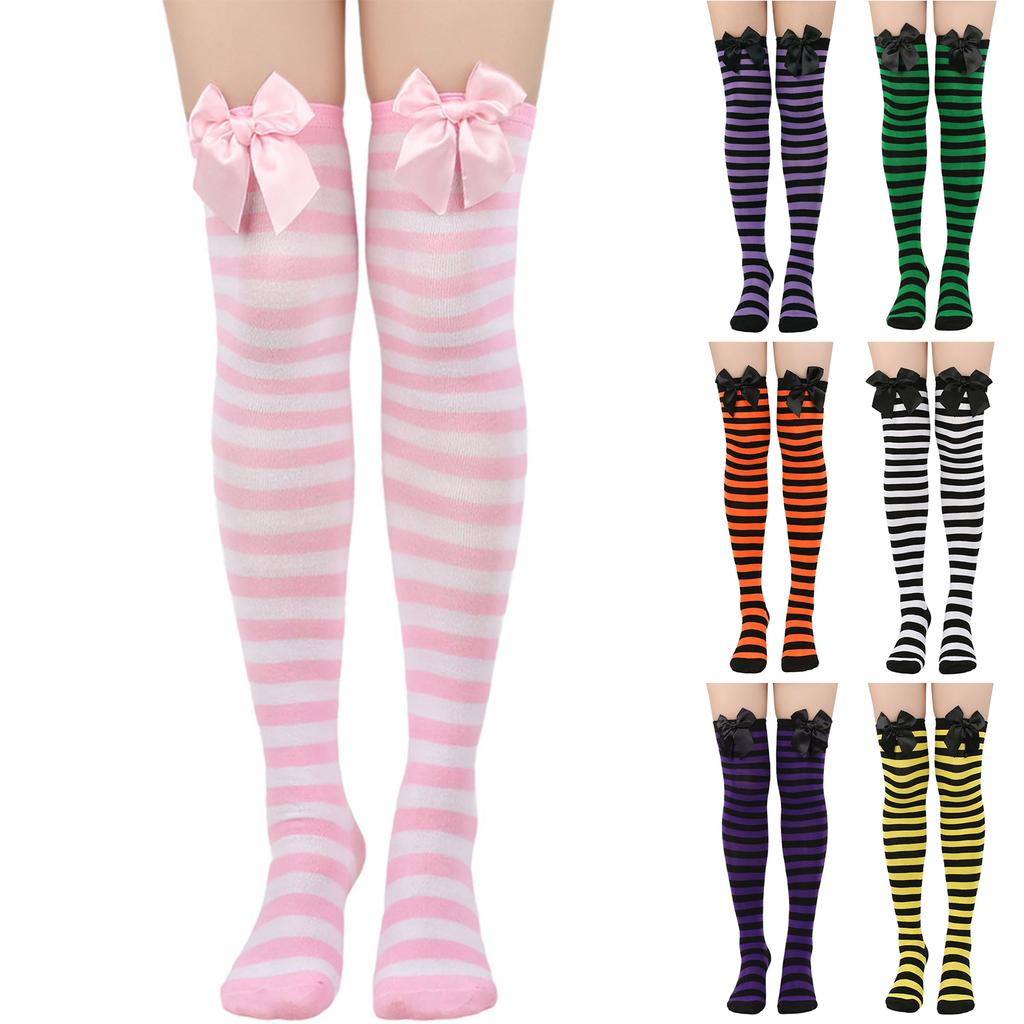 Women's Bowknot Over-the-knee Stockings