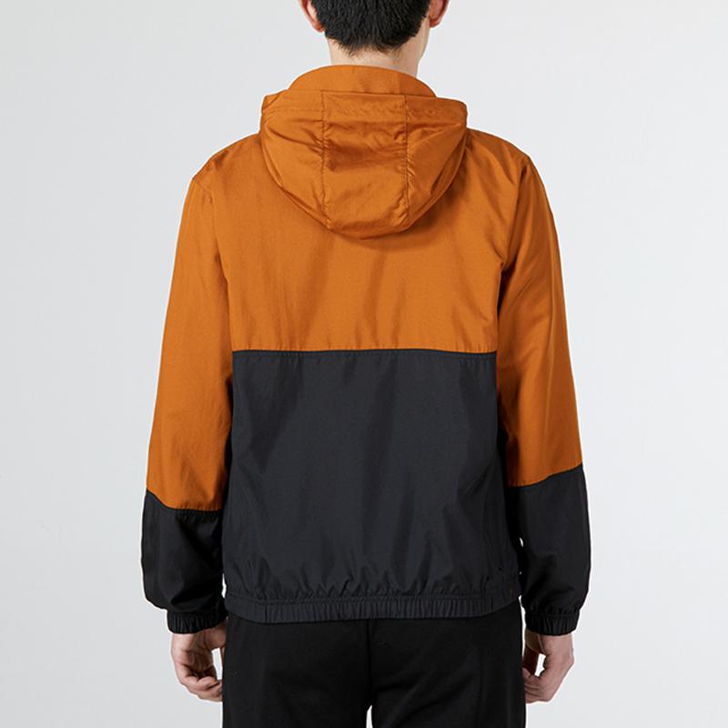 Jordan SS22 Half-Zip Breathable Knit Hoodie Jacket Men Outerwear Brown DJ0247-241