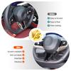 ABS Carbon Fiber For BMW 5 7 Series G60 G70 I7 2024 2025 For X3 G45 2025 Car Steering Wheel Frame Cover Trim Sticker Accessories