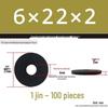 Thickened Black Flat Washer: Enhanced Round Metal Spacer for Home Use
