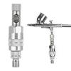 Mini Air Filter Airbrush Moisture Water Trap Adjustable Airflow Control Valve Coupling Fitting