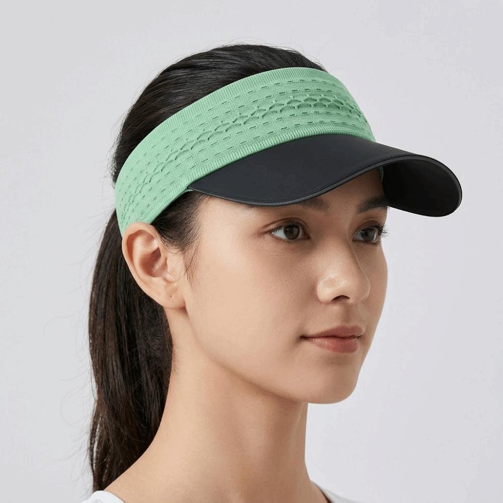 Wide Brim Multicolor Hairband Sun Hats UV Protection Quick-drying Sun Visor Breathable Sweat-absorbing Sports Cap Outdoor Sports