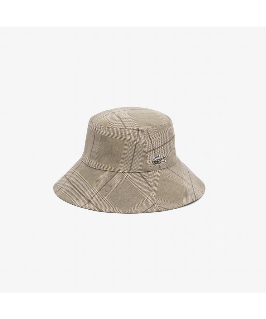 LACOSTE Women'S Plaid Bucket Hat Rk5632-55N Aim
