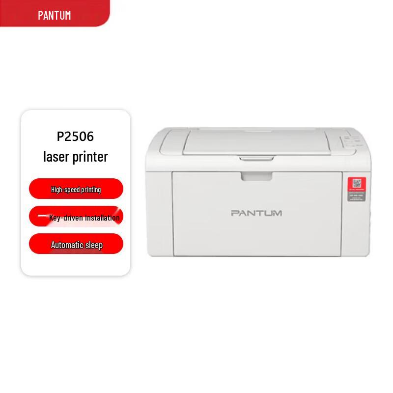 Pantum P2506 Mono Laser Printer CN Plug (adapter Included)