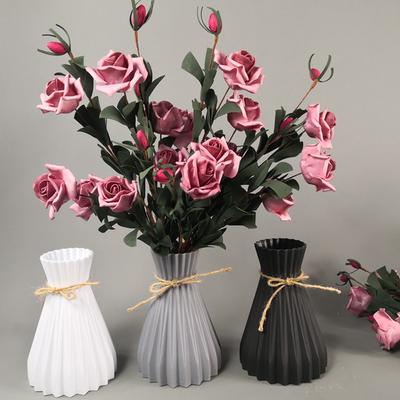 Sweet Room,Plastic Vase Dried Flower Basket Holder Craft DIY Home Office Party Decoration