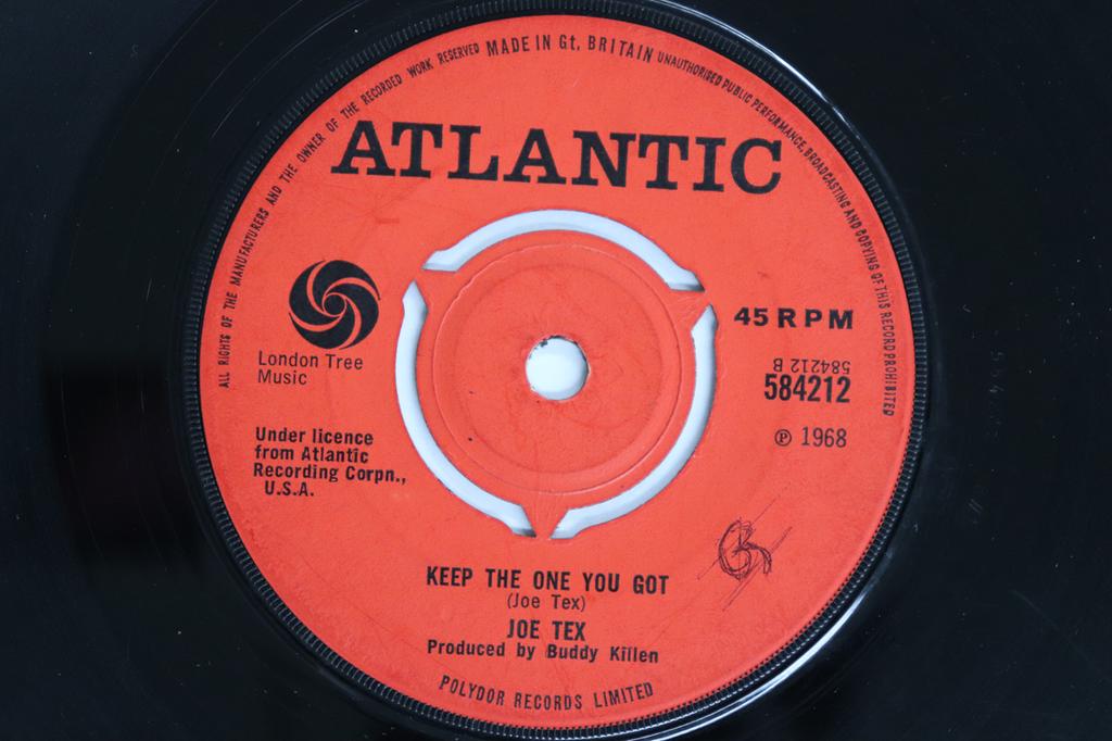 7inch Record JOE TEX - Go Home And Do It / Keep The One Yo 584212 ATLANTIC 1968 UK Soul/Funk Used