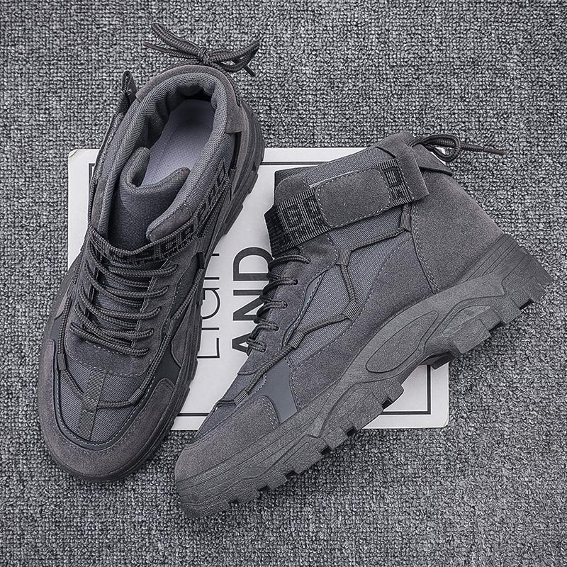 Fashion Men s Ankle Boots Men Casual Shoes Flat Bottom Boots Winter Comfortable Lightweight Work Shoes Outdoor Walking Sneakers 39 3149₽