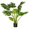Artificial Plants 110 Cm Artificial Monstera Artificial Plants In Pot Artificial Tree Indoor Plant Decorative Plant Office Plant Plastic Pot for