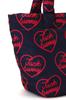 Muster Tragetasche Golf große Kapazität FR [Jack Bunny] (Herzdruck) / / 262-4281100 120_Marineblau