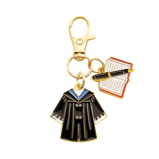 Graduation Keychain Pendant Easy to Install Graduation Day Gift Keyring with Lobster Clasp Design Graduation Souvenir Accessory