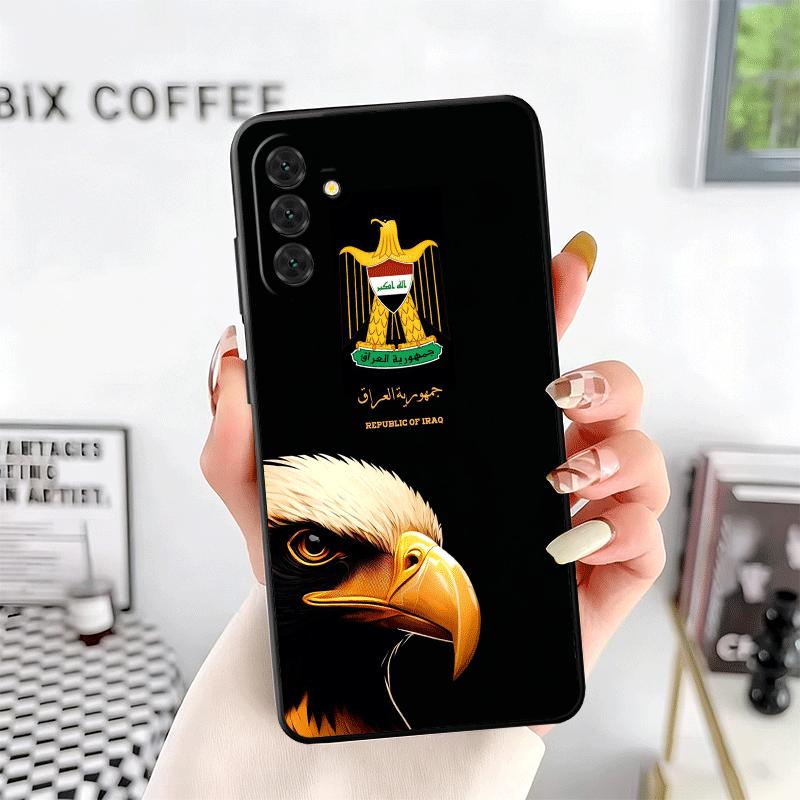 Iraqi Flag Mark Soft Phone Case for Samsung A17 A37 A57 A16 A26 A36 A56 A15 A25 A35 A55 A14 A24 A34 A54 A13 A23 A33 A53 A52 A12