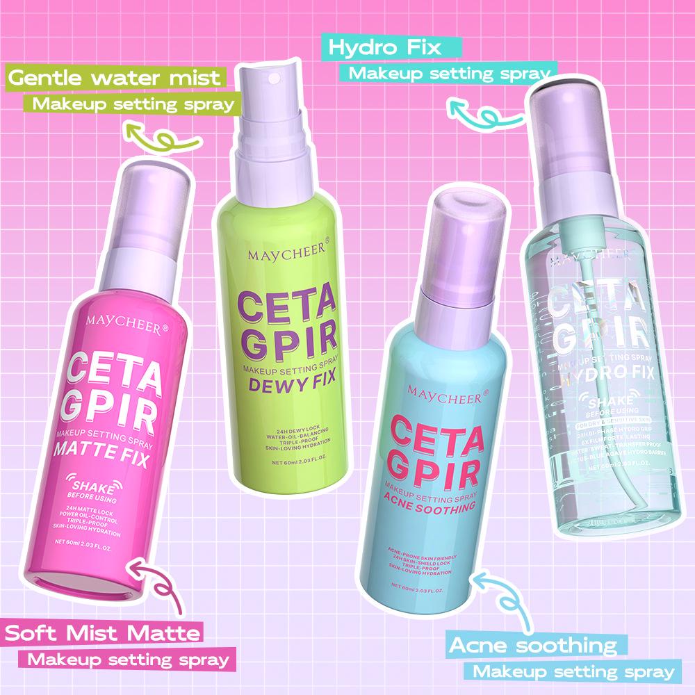 MAYCHEER Matte Setting Spray - Oil Control, Non-Smudging, Waterproof, No Tightness, Long-lasting.