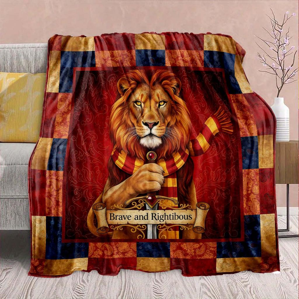Magic Owl Flannel Blanket - Soft Warm Perfect for Sofa, Bedding Camping Travel Office Home Decor 