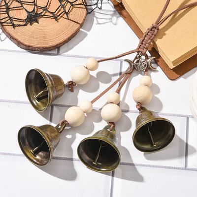 Witch Bell Hanging Decor, Witch Bells For Door For Protection, Vintage Halloween Doorbell Decoration, Magic Witch Wind Chimes