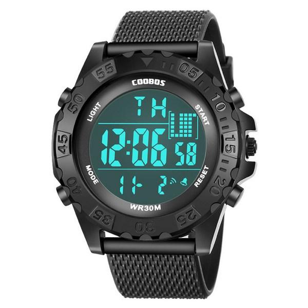 COOBOS Sports Electronic Wristwatch Waterproof Watch Soldier,Korean Popular Watches