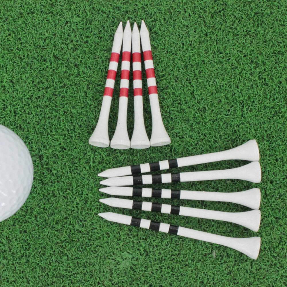 20Pcs 70/83mm Golf Ball Holder with Stripe Golf Practice Tees Golf Tee Set Golf Accessories