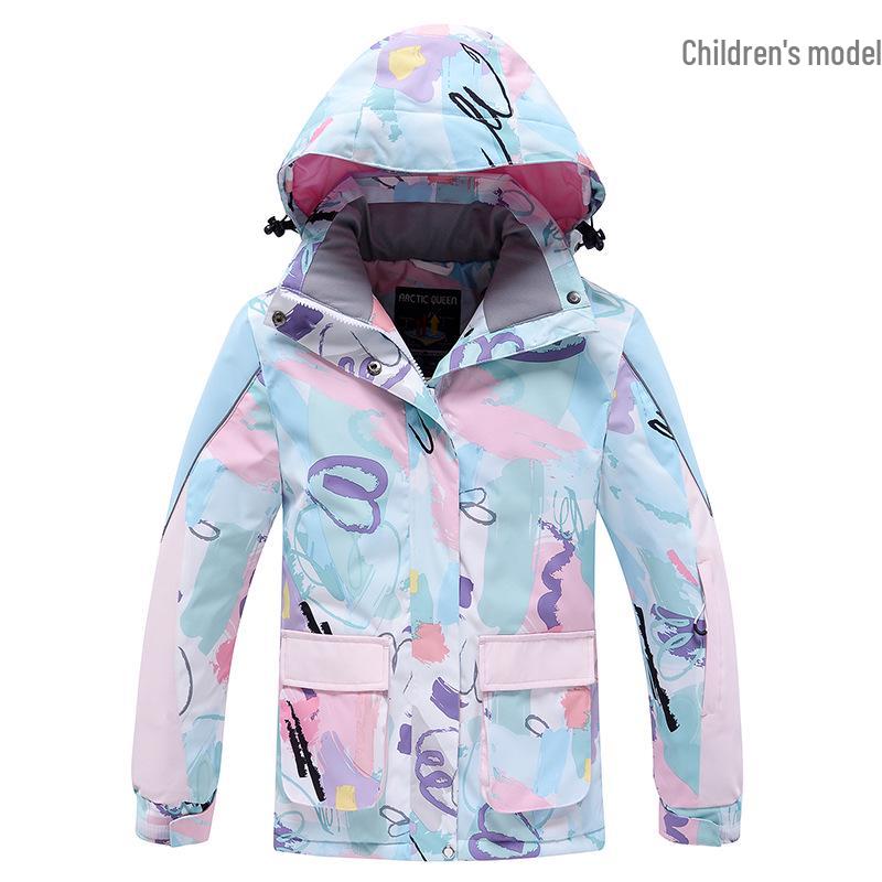Kids' Waterproof Winter Ski Suit - Windproof, Warm, Thickened Snowboard Clothing