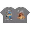 Karol G Tropicoqueta Tour 2026 Double Sided Graphic T Shirts Fashion Y2k Streetwear TShirt Unisex Unisex Casual Oversized TShirts