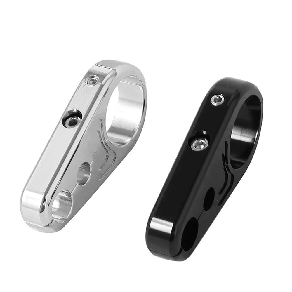 תפסן/תושבת רב-תכליתי 25 מ"מ עבור צינור בלם לאופנוע/טרקטורון