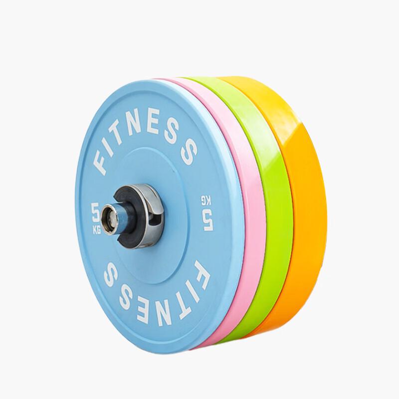 WEZHO Macaron Colored Rubber Weight Plate
