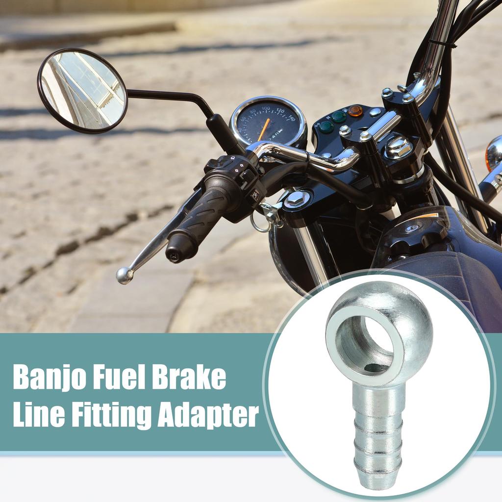 ACROPIX 2 peças Conexões Banjo com Espigão para Mangueira Parafuso Universal Conexão Banjo Adaptador Conector Linha de Combustível