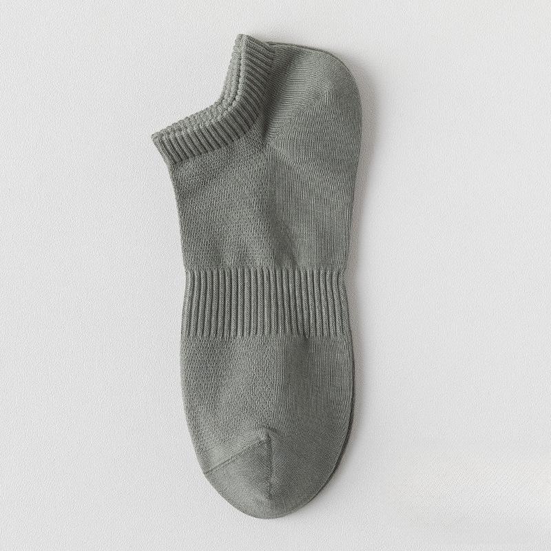 Men's Summer Thin Deodorant Mesh Breathable Sweat Absorbing Sports Socks