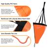 19”/24”/42”/53 Inch Drift Sock Sea Anchor Drogue with 30ft Kayak Tow Rope Line Buoy Ball for Fishing Boat Trolling Sock