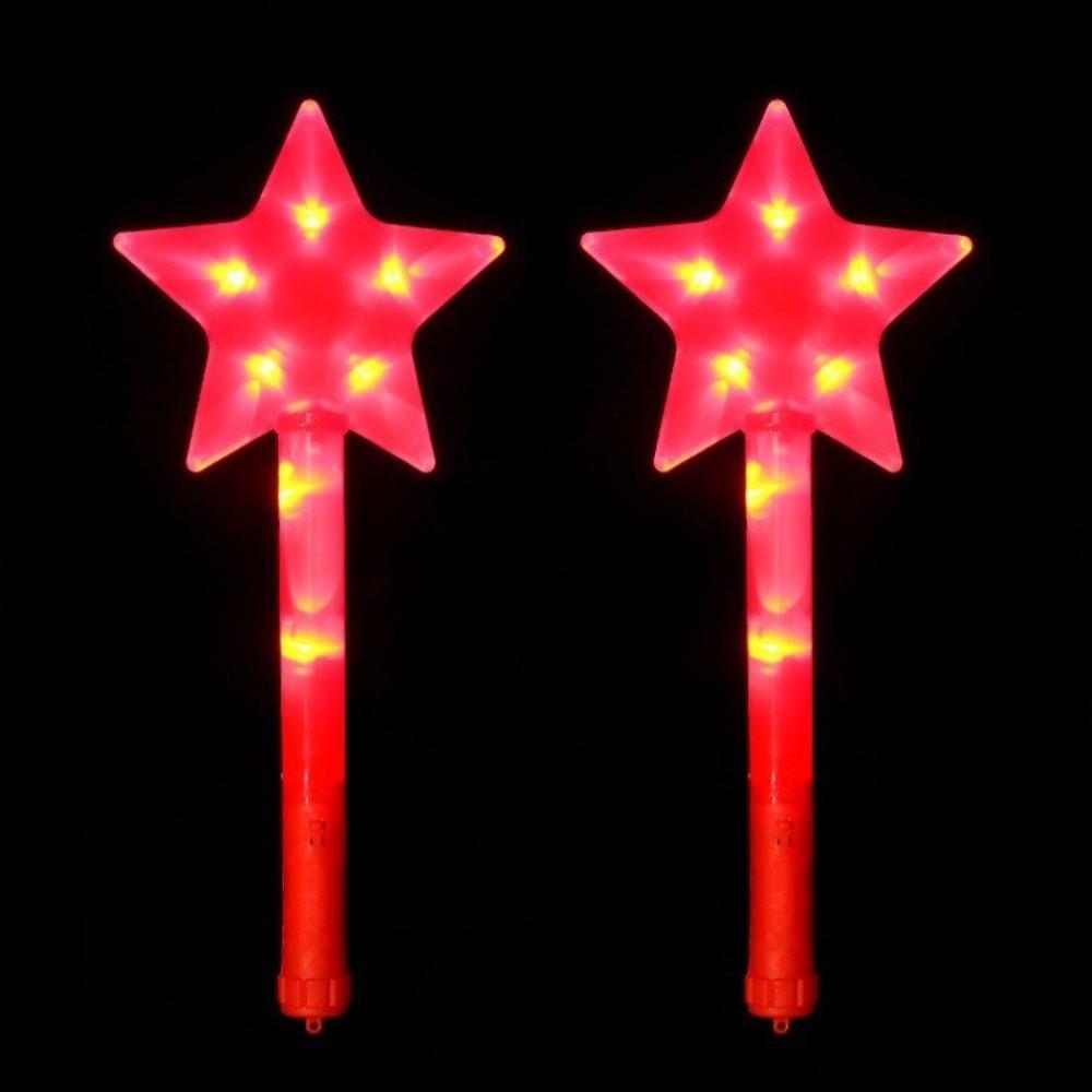 Three Lighting Modes Flashing Star Stick Five Point Star Concert Light Stick Party Favors