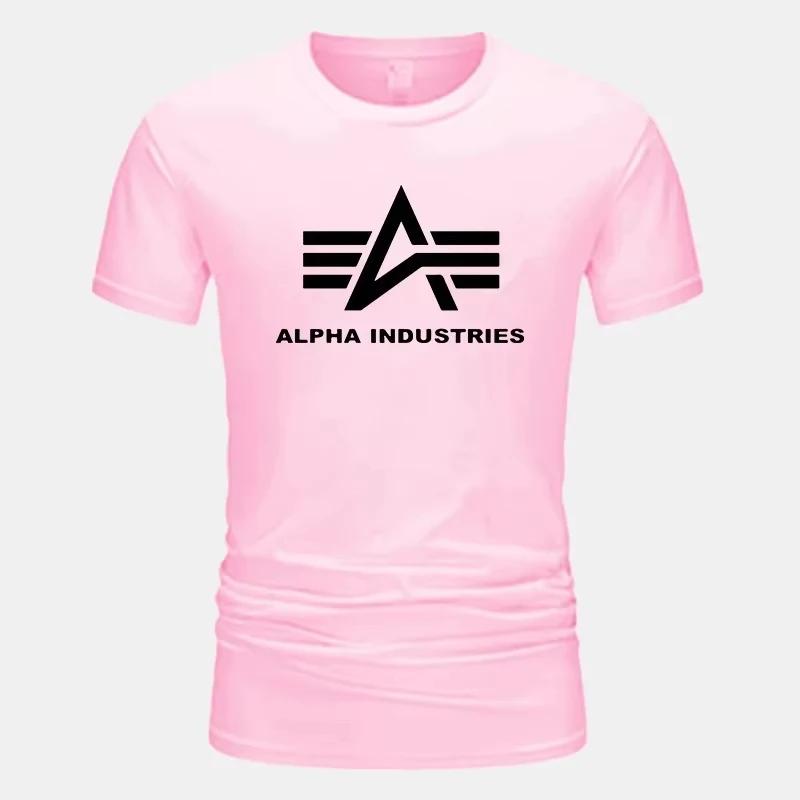 Tricou bărbătesc imprimat, tricou casual de lux cu mânecă scurtă pentru bărbați din bumbac, ținută de vară în culoare uni, top stradal Y2K