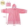 Kamio Japan Fahrrad-Regenbekleidung mit Aufbewahrung 83723 Regenmantel, Groß, Rosa, Etui,