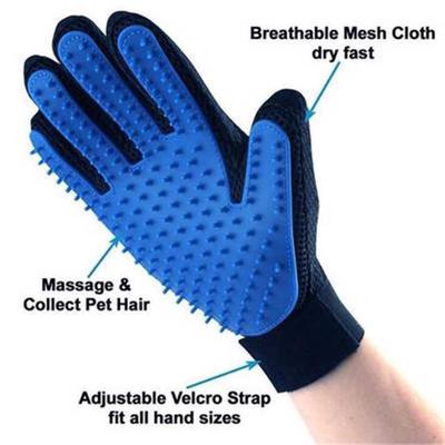rubber mitt dog brush