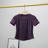 Womens Running Sweat Suits Long Sleeve Gym Set Quick Dry Breathable Solid Color Fitness Outfits