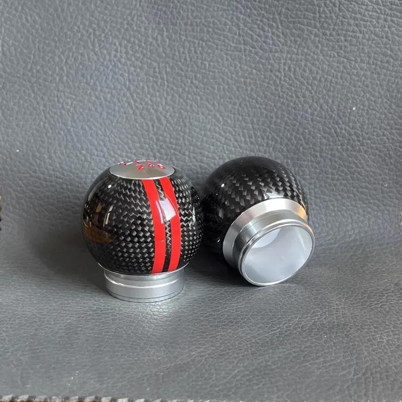 New Real Carbon Fiber Gear Shift Knob For Toyota GT86 Subaru BRZ WRX STI 6 Speed Gear Ball