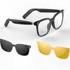 Bluetooth Smart Glasses: Photochromic, Music & Calls, Prescription-Ready, Anti-Blue Light, UV Polarized.