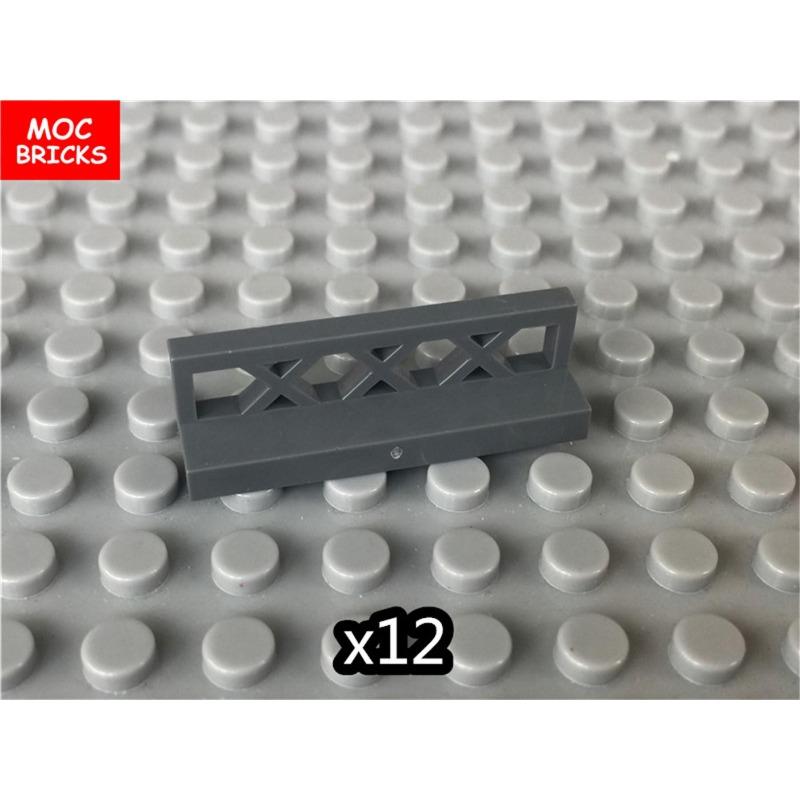 MOC Bricks Fence Railing Window Stairs Ladder Gate DIY Garden House Architecture Accessories Building Blocks Children's Toys