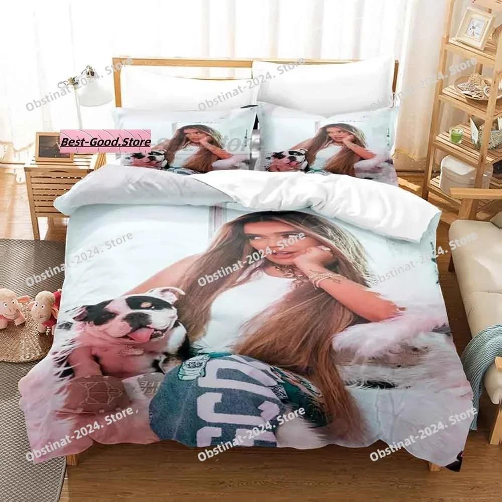 3D Karol G Bedding Set Printed Single Comforter Quilt Bed Cover Duvet Cover Pillow Case 3 Pieces Sets Kids Adult Size Sexy Girls
