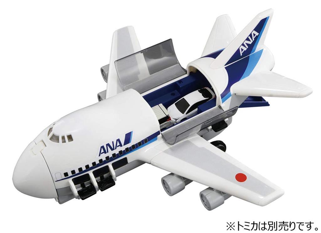 TAKARA TOMY "Tomica World Cargo Jet ANA" Miniature Car Toy, Unisex, Ages 3 and Up, Meets Toy Safety Standards, ST Mark Certified