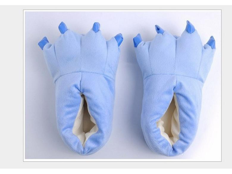 Claw Shoes: Unisex Autumn/Winter Cozy Velvet Slippers with Wrap Heel In Various Colors, Available In Large Sizes